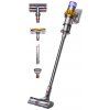 Dyson V15 Detect Absolute (2023), vysavač, 14 cyklonů, 240 AW, filtrace celého přístroje, výdrž až 60 minut, žlutá / šedá