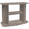 Diversa stolík Budget vypuklý šedý dub 100 x 40 x 60 cm