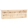 Búdka pre vrabcov s 5 komorami 68x15x21 cm jedľové drevo-ForU-47245