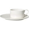 Villeroy & Boch Čajová šálka 0,23 l s podšálkou MetroChic blanc
