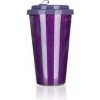 Banquet Hrnček cestovný dvojstenný GLITTERS 500 ml fialový