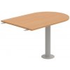 OFFICE PRO s.r.o. HOBIS prídavný stôl jednací oblúk - CP 1200 3, buk