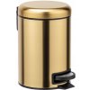 Kôš na odpadky do kúpeľne Wenko nerezová oceľ žltý 3 l