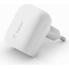 Belkin 20W USB-C Power Delivery PPS nástenná nabíjačka, biela WCA006vfWH