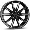 Borbet LX 8x19 5x108 ET45 black matt silver spoke rim