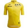 SANTINI Cyklistický dres s krátkym rukávom - TOUR DE FRANCE 2024 - žltá 3XL