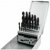 Vrtáky do kovu, HSS, DIN338, 25-dielna sada, Ø 1-13mm/0,5mm, kovové puzdro, HSS, EXTOL PREMIUM