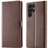 IMEEKE 69172 IMEEKE Peňaženkový obal pre Samsung Galaxy S24 Ultra 5G tmavohnedý