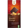 Gepa Bio horká čokoláda 55% s mandľami a pomarančom, 100 g