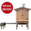 Drevená udiareň Master Smoker 40 XLS s ohniskom Vladeko