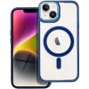 Kryt Color Edge Mag Cover s MagSafe iPhone 14 tmavomodrý modrý