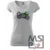 Dámske tričko s moto motívom 251 Kawasaki Ninja (Moto tričko)