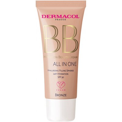 Dermacol BB All in One Hyaluronic Cream SPF 30 - Hyalurónový krém 30 ml - Bronze