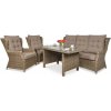 Focus Garden Focus TRIVENTO DINING 3+1 záhradná sedacia súprava, hnedá 001867, NOVINKA