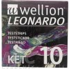 MED TRUST Handelsges. m. b. H. Wellion LEONARDO KET Prúžky testovacie - 1x10 ks