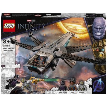 LEGO® Marvel Avengers 76186 Black Panther a dračie lietadlo