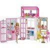 Barbie Skladací dom s bábikou a šteniatkom