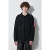 Bunda Alpha Industries Ripstop Cargo pánska, čierna farba, prechodná, 136123