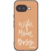 Picasee silikonový černý obal pro Google Pixel 9a - Boss Mama