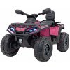 JOKO Elektrická Štvorkolka Can Am Outlander ATV 4x4, 4x200W penové kolesá, kožené sedadlo, nosnosť 50kg, ružová