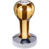 Buna café tamper, šachovnica, lak, SP, 58.55 mm, nerez lesk, plochý