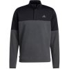 Pánska golfová mikina Adidas DWR Colorblock M Čierna/Šedá
