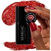 Semilac gél lak 318 Burgundy Red Glitter Bordová 7 ml