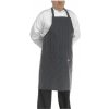 EGOCHEF Kuchárska zástera ku krku EGOchef BIG BOY - SIR jemné biele pásy - veľkosť od 5XL - 7XL