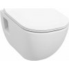 Jika Deep by Jika závesný klozet 51x36 cm,Rimless,horizontálny odpad,Biely Jika Perla H8207161000001