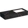 Kompaktná doska pod umývadlo s umývadlom Intedoor TRENTA Compact čierna x 90 cm až 160 cm x 50 cm S výrezom