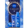 Nivea Body Milk Výživné telové mlieko 250 ml, Krém na ruky Intensive 100 ml, Krém 30 ml Darčekové balenie