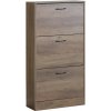 Autronic ABO-G1016 ELM Botník, mdf, hnedá, ABO-G1016 ELM
