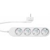 Shelly Power Strip 4 Gen4 Biela - inteligentná predlžovačka s meraním spotreby (WiFi, Bluetooth, Zigbee, Matter) STRIP4-G4-WHT-1994
