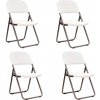 Lifetime súprava skladacích stoličiek - 4ks, biely 56 x 50 x 86 cm LM80155