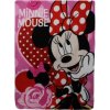 Setino - Detská fleecová deka Minnie Mouse - Disney - 140 x 100 cm