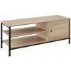 tectake 404641 televízny stolík durban 110x40x45,5cm - industrial svetlé drevo, dub sonoma