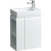 Laufen Pro S Skrinka + umývadlo pravé 48 x 28 cm, biely lesk H8629644751041