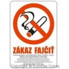 Zákaz fajčenia - piktogram, samolepka