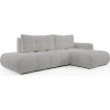 Rohová rozkladacia sedačka Soho - sivá Strana: Pravá