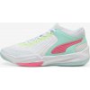 PUMA Court Pro basketbalová obuv bielo-zeleno-ružová 39