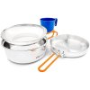 GSI Outdoors Glacier Stainless 1 Person Mess Kit 90497681257