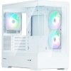Zalman skříň P30 White V2/ miniT / 3x120mm fan ARGB / USB 3.0 / USB-C / temperované sklo / bílá P30 White V2