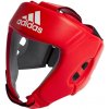 Prilba box ADIDAS AIBA 1 koža, červená-XL