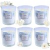 Parafínová vonná sviečka White Flower Glimmerstone 6 ks