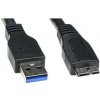 Logo KVU3020UQL USB (3.0), USB A (3.0) M-USB micro B (3.0) M, 2m, černý