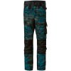 RIMECK Kalhoty Vertex Camo W09, do pasu, pánské - AKCE! MAL-W09C1L5 Maskáčová/petrolejová 52 dlouhá