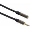 PREMIUMCORD kabel, stíněný, Jack 3.5mm - Jack 3.5mm M/F 1,5m kjqmf015t PremiumCord