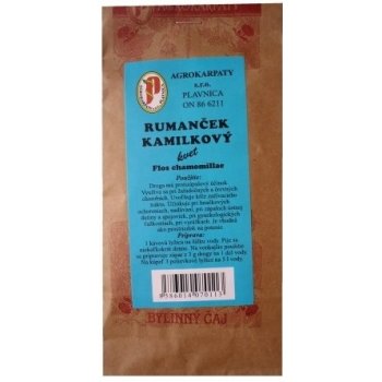 Agrokarpaty rumanček kamilkový bylinný čaj 40 g
