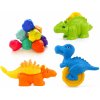 Aga4Kids Plastelína ks + príslušenstvo dinosaury MR1410