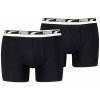 Pánske boxerky Puma Everyday Multi Logo Boxers 2P Veľkosť: L / Farba: čierna